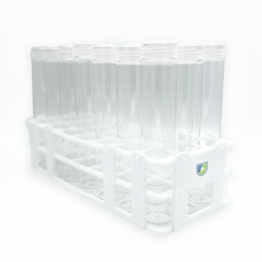 Test Tubes in vertical rack